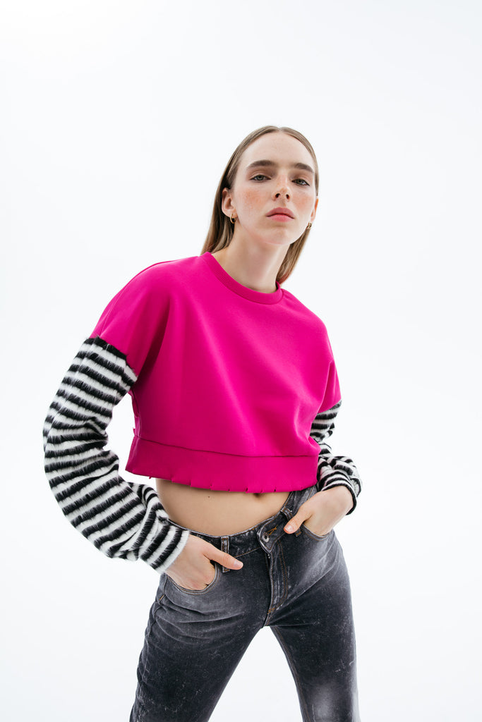 Punkyfish Pink Jumper With Open Back Revival